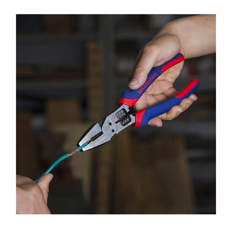 Kìm răng đa năng loại tốt dài 8 inch (200mm) Workpro WP231085