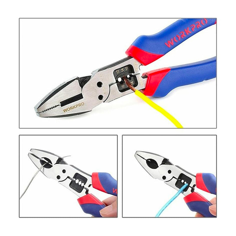 Kìm răng đa năng loại tốt dài 8 inch (200mm) Workpro WP231085