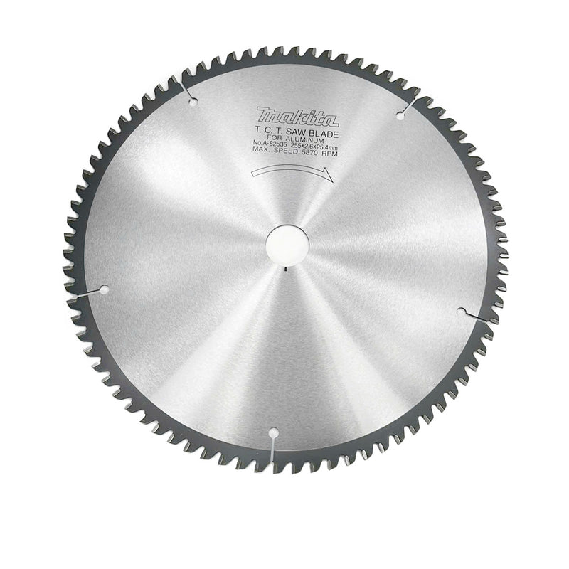 Lưỡi cưa nhôm TCT Makita A-82535 đường kính 255mm, 80 răng kiểu ATB, lỗ cốt 25.4mm dùng cho máy cưa đa góc ( Cấp 3 sao )