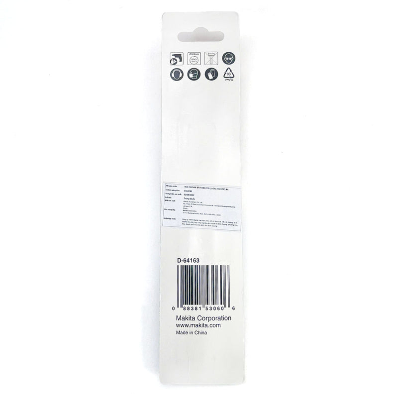 Mũi khoan kim loại HSS-Tin Makita loại kinh tế, kích thước từ 4.5mm - 13mm, đuôi trơn ( cấp 2 sao )