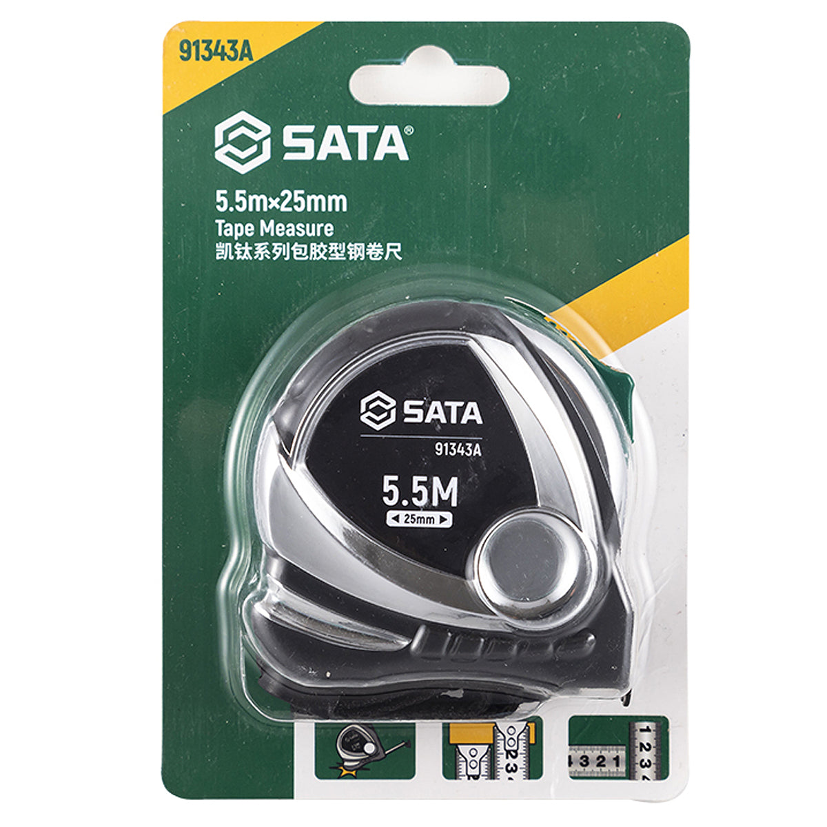 Thước cuộn thép SATA chiều dài từ 3.5m - 7.5m