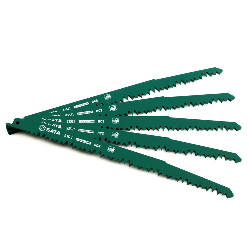 Hộp 5 lưỡi cưa kiếm cắt gỗ SATA chiều dài từ 152mm - 240mm