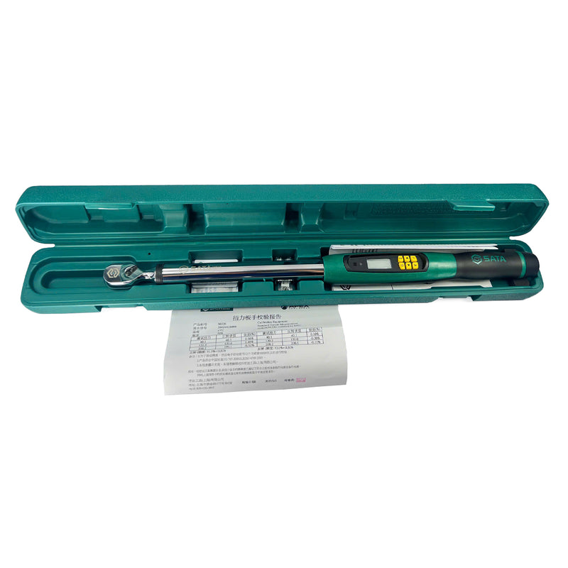 Cần siết lực điện tử SATA cốt 1/2 inch, dãi lực từ 40Nm - 340Nm