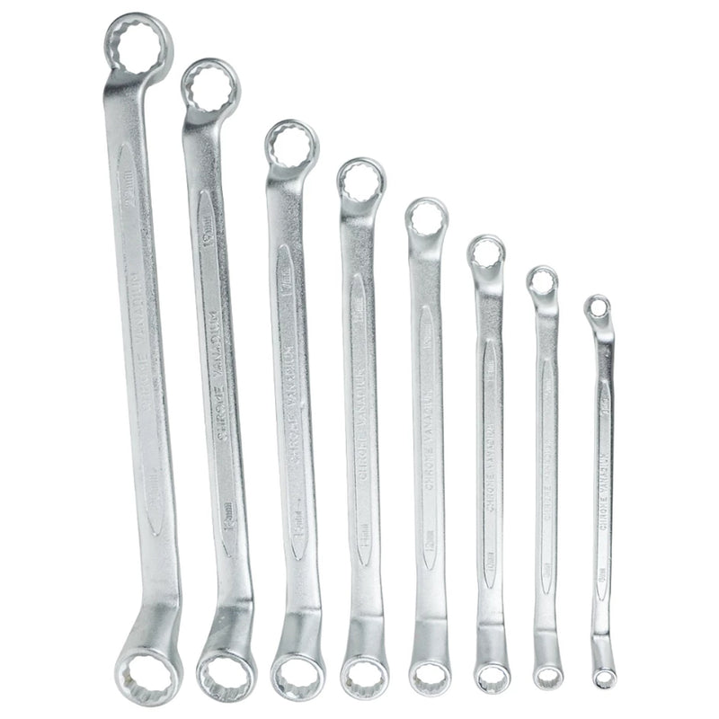 Bộ cờ lê 2 đầu vòng góc lệch 75° hệ mét, 8 chi tiết Stanley 87-576-1 kích thước từ 6mm - 22mm