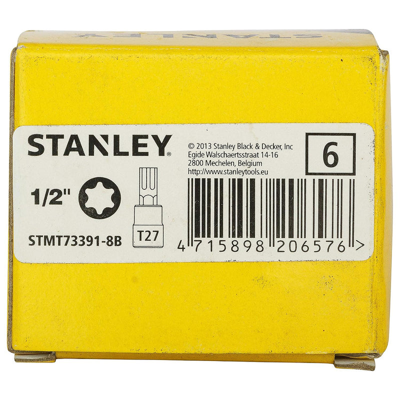 Mũi vặn vít đầu sao, gắn đầu siết bu lông cốt 1/2 inch Stanley kích thước từ T20 - T60