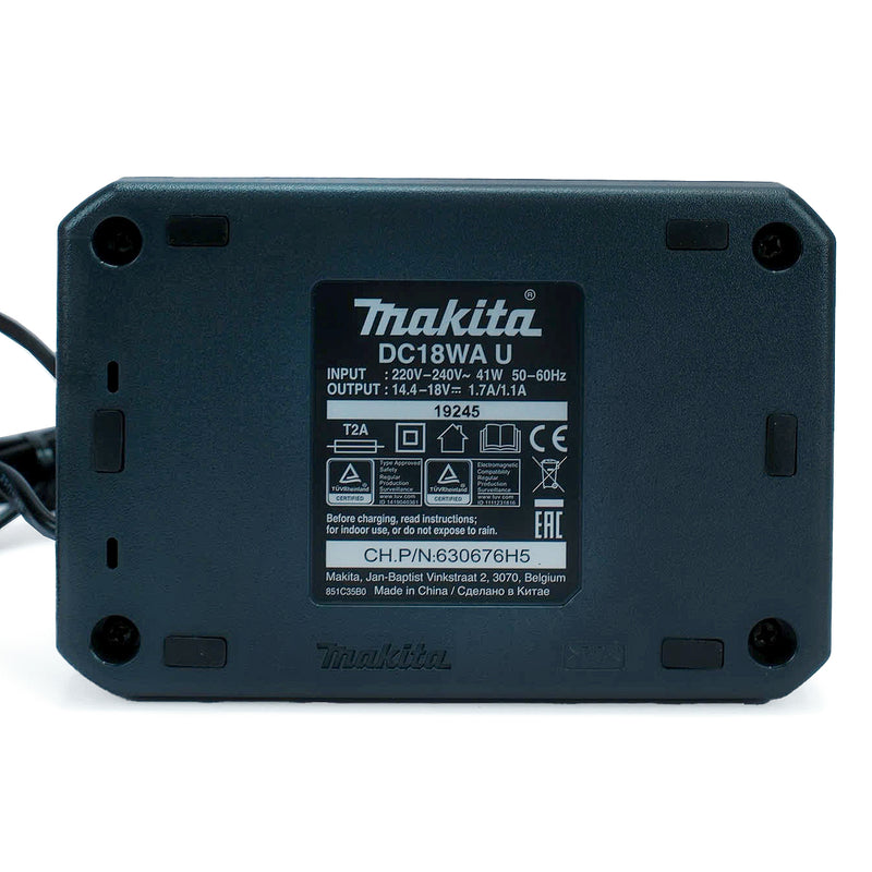 Đế sạc tiêu chuẩn Makita DC18WA dùng cho các Pin dòng G kinh tế như 14.4V và 18V mã số 195423-6