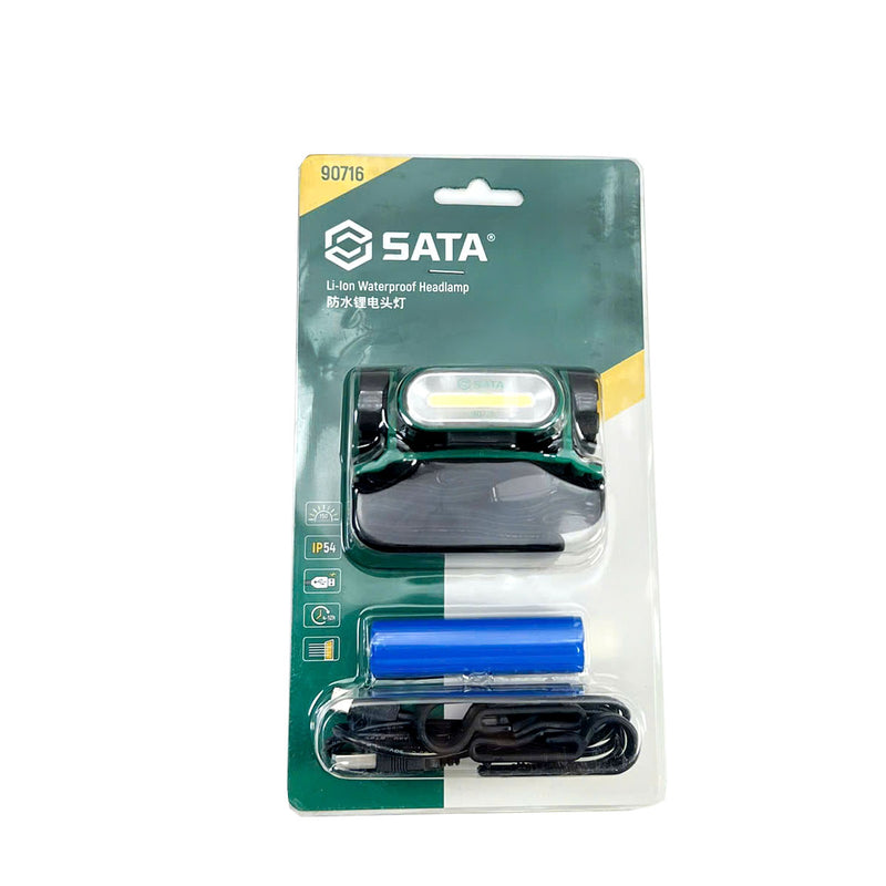 Đèn Pin đội đầu chống nước SATA 90716