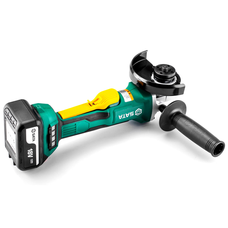 Máy mài góc SATA 51090 dùng Pin 18V, đường kính lưỡi 125mm, công tắc bóp