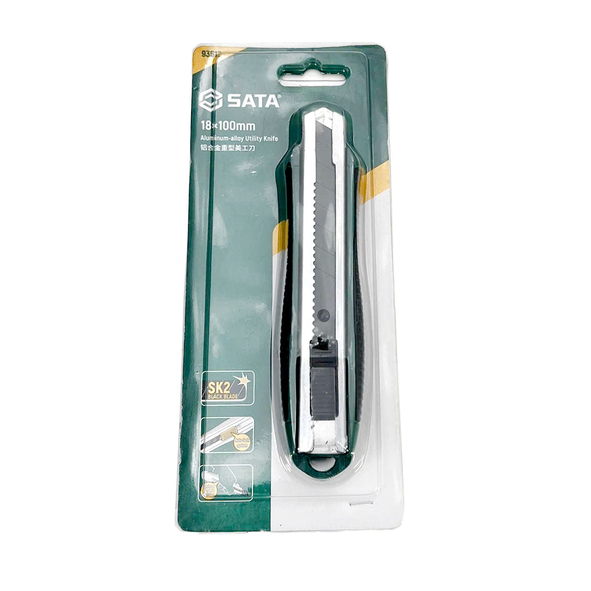 Dao rọc giấy SATA chất liệu thép đen SK2
