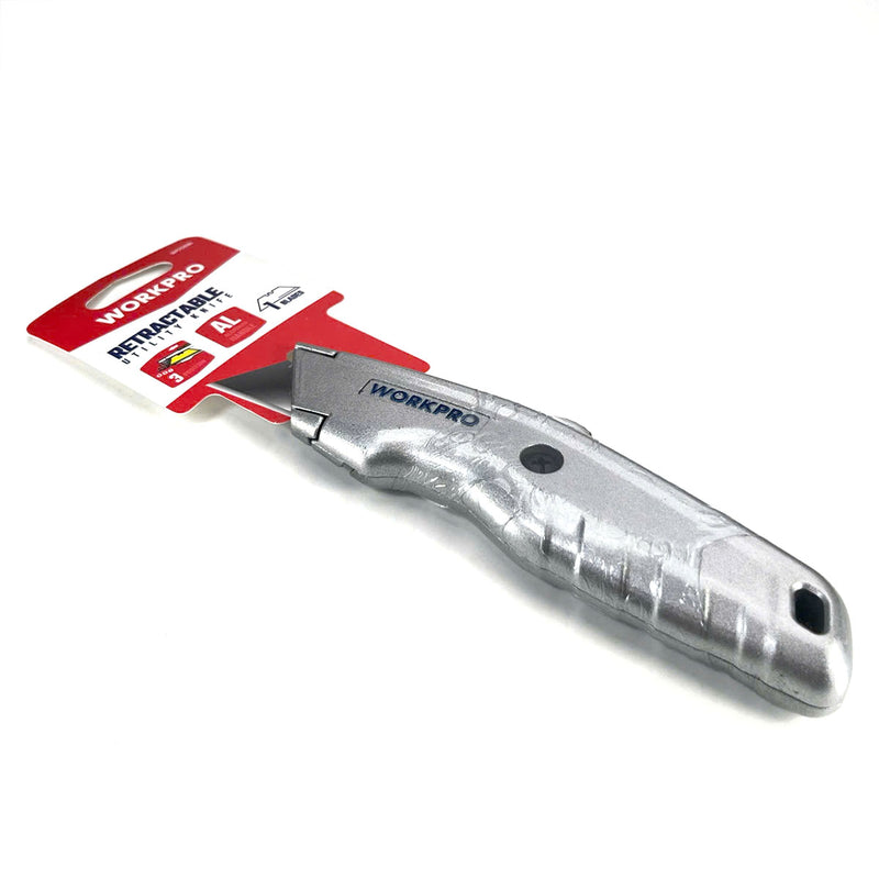 Dao rọc đa năng thân nhôm, lưỡi dao trượt Workpro WP213006