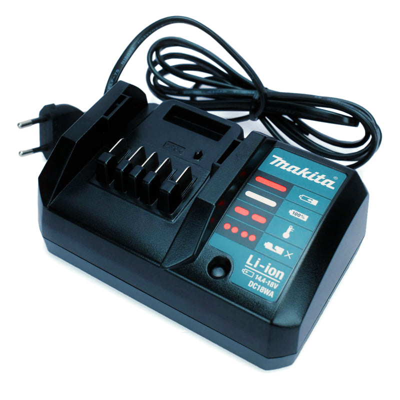 Đế sạc tiêu chuẩn Makita DC18WA dùng cho các Pin dòng G kinh tế như 14.4V và 18V mã số 195423-6