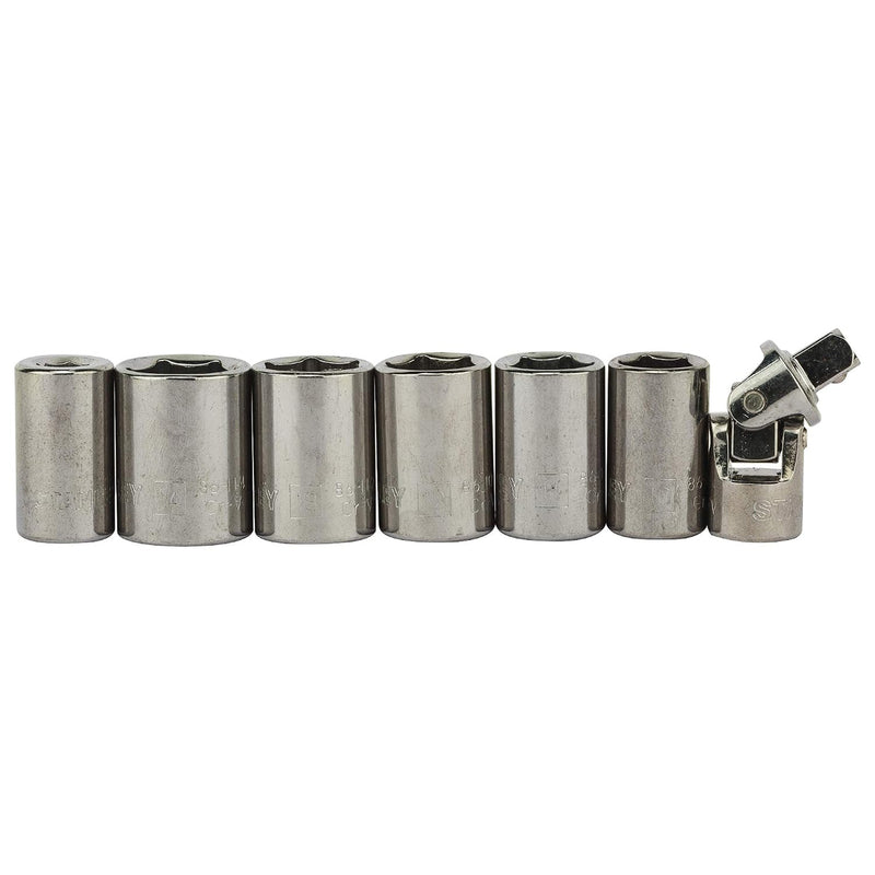 Bộ đầu tuýp và mũi vặn vít kết hợp, cốt 1/4 inch, 35 chi tiết Stanley 1-89-033