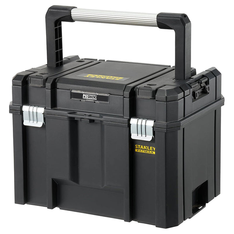 Thùng đựng dụng cụ sâu FATMAX PRO-STACK Stanley FMST1-75796 dung tích 25L có tay cầm nhôm dài và organizer trên nắp