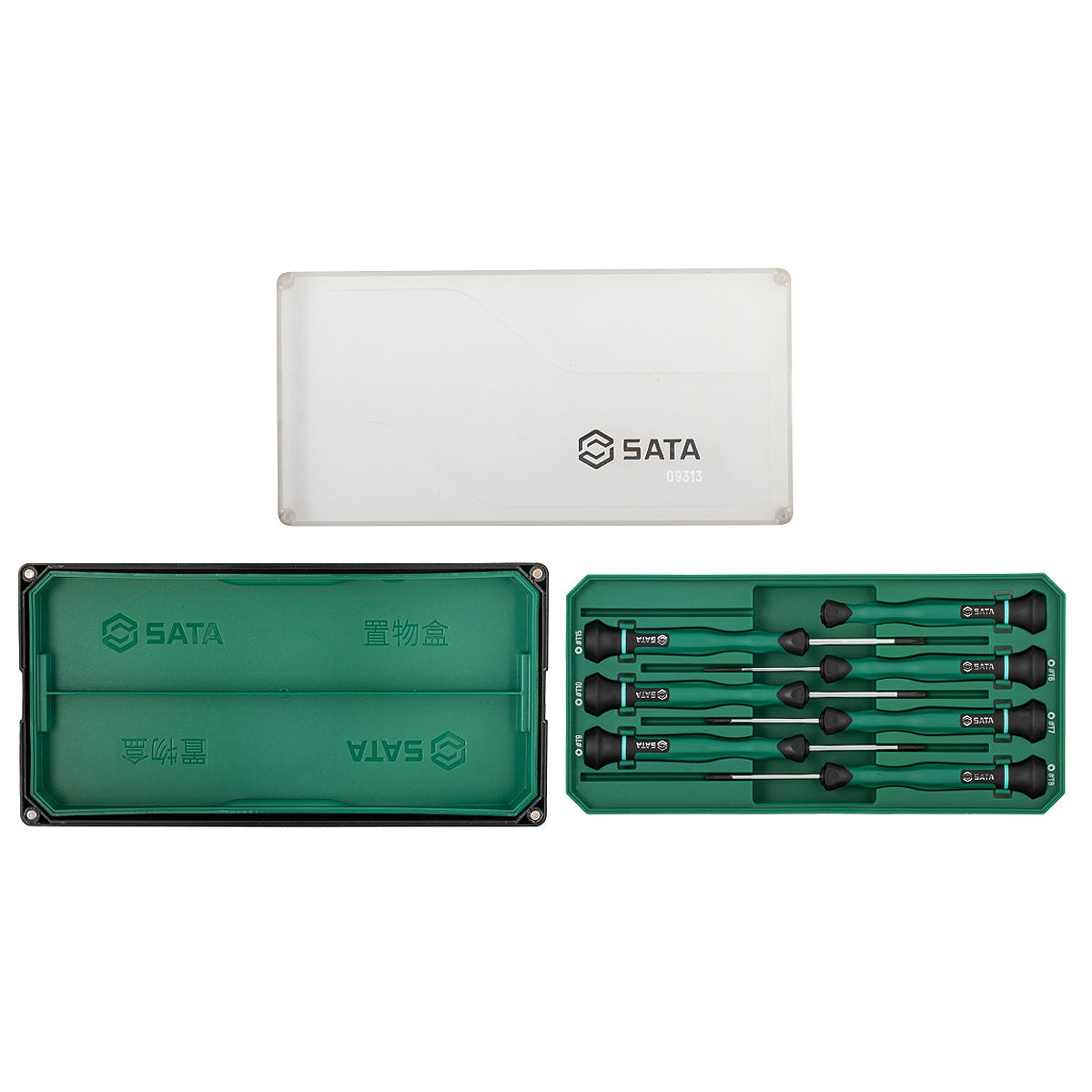 Bộ tua vít điện tử đầu sao 6 chi tiết SATA 09313