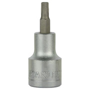 Mũi vặn vít đầu sao Torx thép S2 gắn đầu tuýp cốt 1/2 inch Stanley dài 55mm