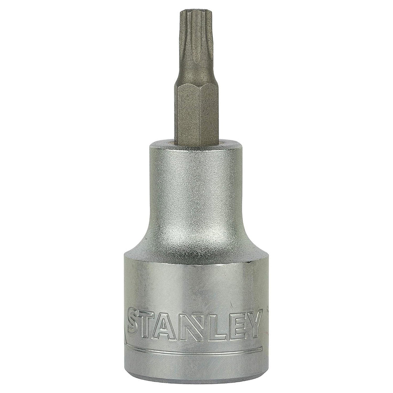 Mũi vặn vít đầu sao Torx thép S2 gắn đầu tuýp cốt 1/2 inch Stanley dài 55mm