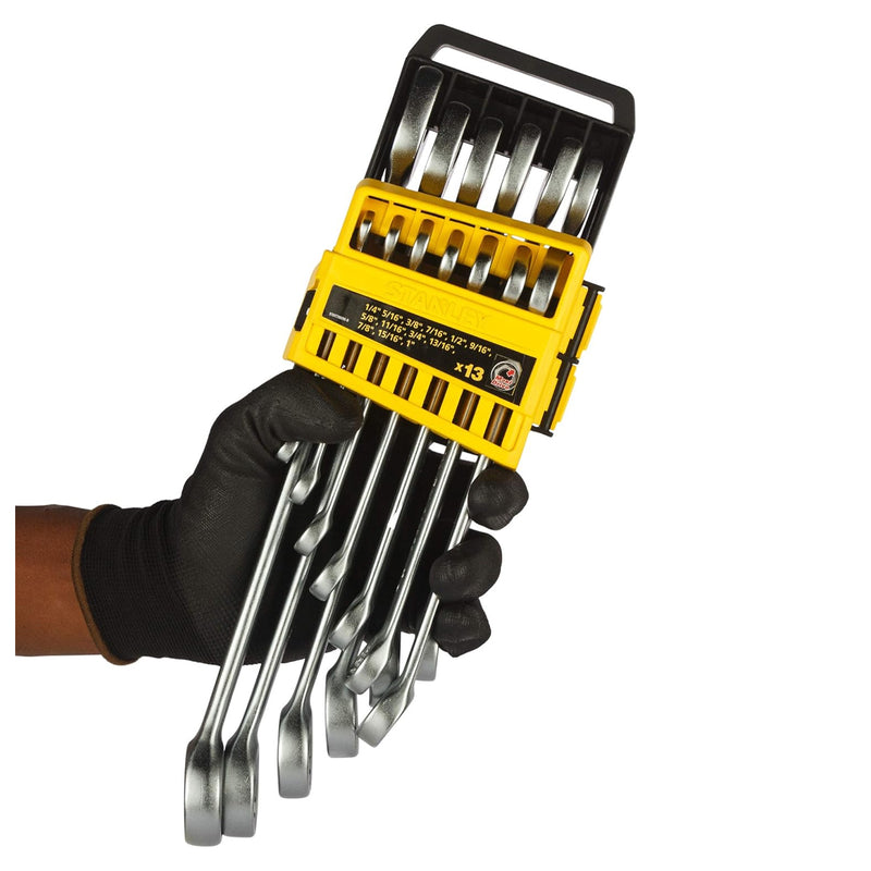 Bộ cờ lê vòng miệng hệ inch, 13 chi tiết Stanley STMT78096-8 kích thước từ 1/4 inch - 1 inch