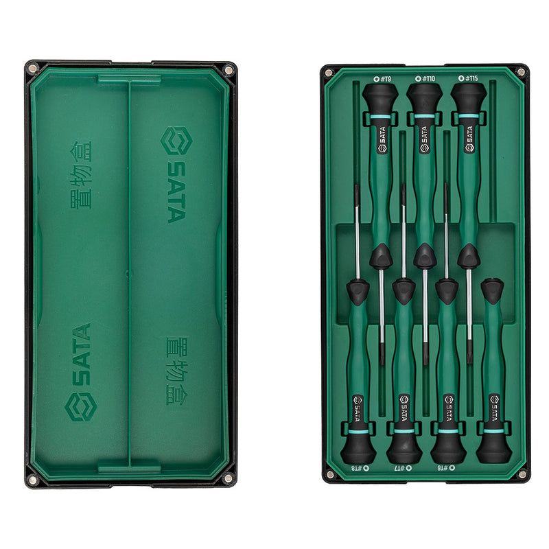 Bộ tua vít điện tử đầu sao 6 chi tiết SATA 09313
