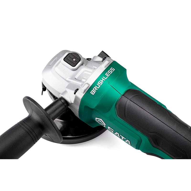 Máy mài góc SATA 51090 dùng Pin 18V, đường kính lưỡi 125mm, công tắc bóp