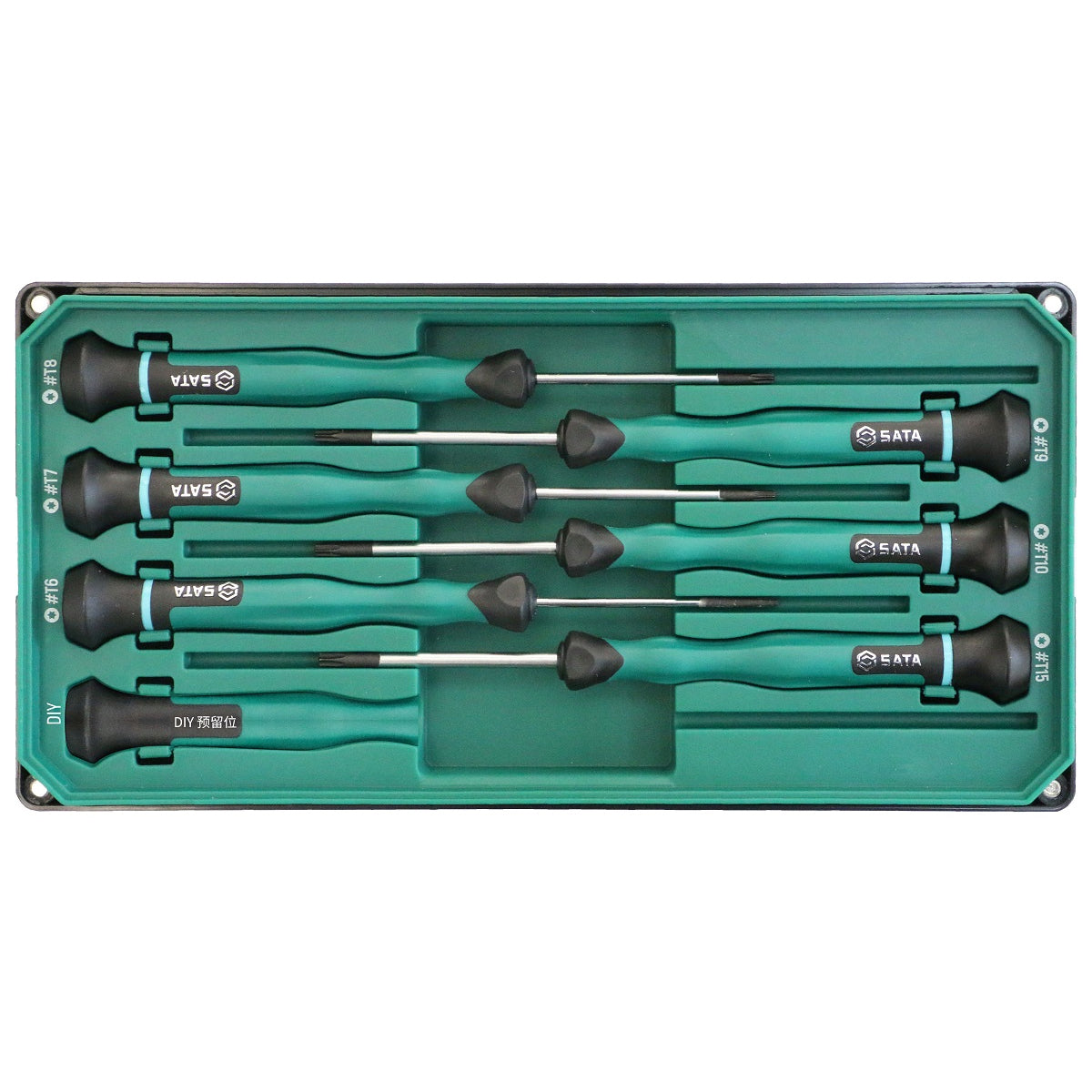 Bộ tua vít điện tử đầu sao 6 chi tiết SATA 09313
