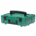 Thùng đựng dụng cụ SATA 95131A xanh lá, hộp chia ngăn tùy chỉnh, tay xách hai bên, khóa ẩn, nhựa chịu lực.
