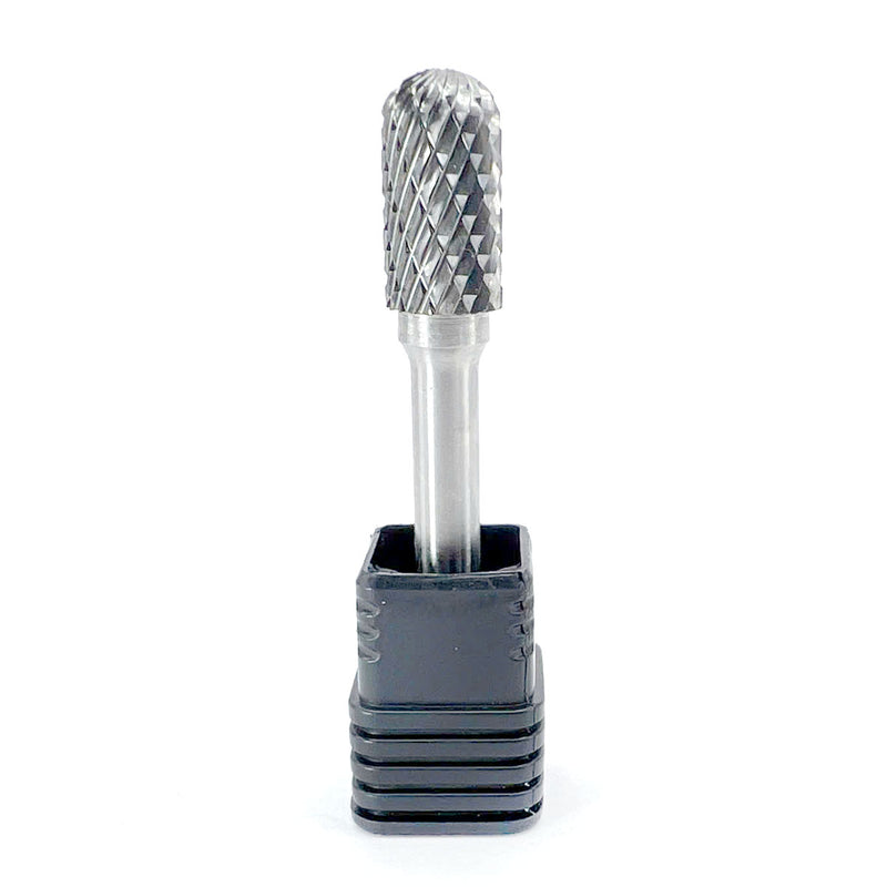 Mũi mài hợp kim Makita hình trụ tròn (SC), đường kính mũi 10mm, đuôi trơn 6mm ( Cấp 3 sao )