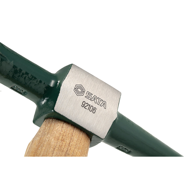 Búa gò kim loại, cán gỗ Hickory SATA 92106 chiều dài 330mm, trọng lượng 260g