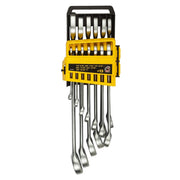 Bộ cờ lê vòng miệng hệ inch 13 chi tiết Stanley STMT78096-8 kích thước 1/4 inch đến 1 inch gài trên giá nhựa treo