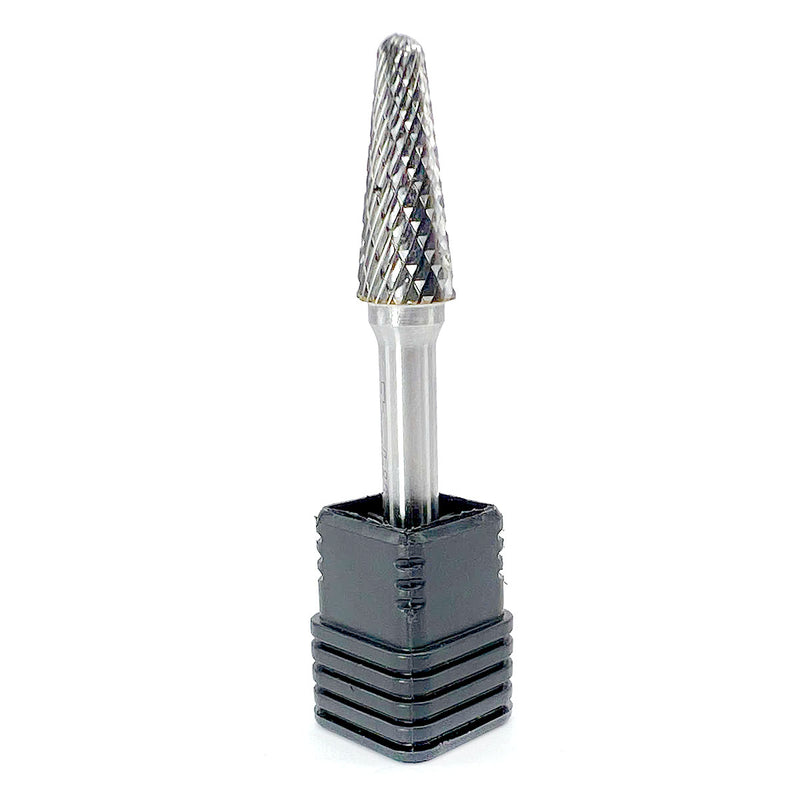 Mũi mài hợp kim Makita hình chóp phẳng (SL), đường kính mũi 10mm, đuôi trơn 6mm ( Cấp 3 sao )