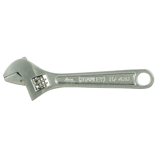 Mỏ lết Stanley 87-430-1-S kích thước 102mm (4 inch) chất liệu thép Cr-V rèn mạ Chrome sáng bóng