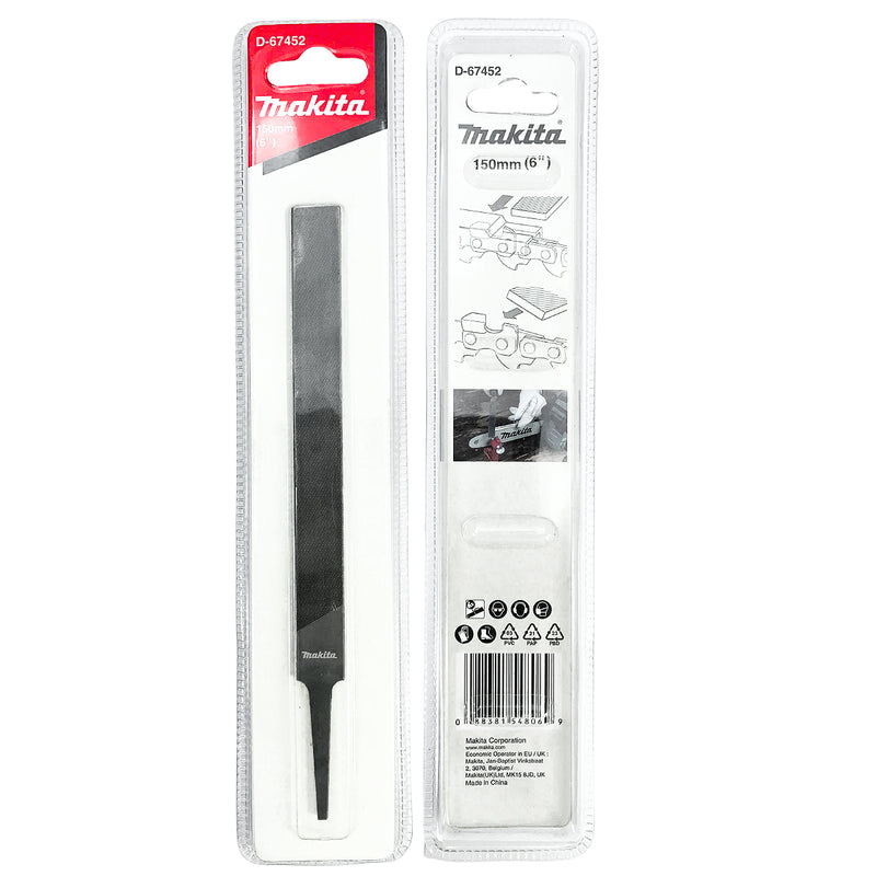 Dũa xích phẳng Makita D-67452 chiều dài 150mm, dùng cho tất cả các máy cưa xích