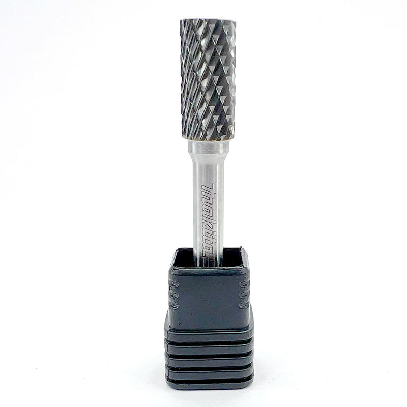 Mũi mài hợp kim Makita hình trụ phẳng (SA), đường kính mũi 10mm đuôi trơn 6mm ( Cấp 3 sao )