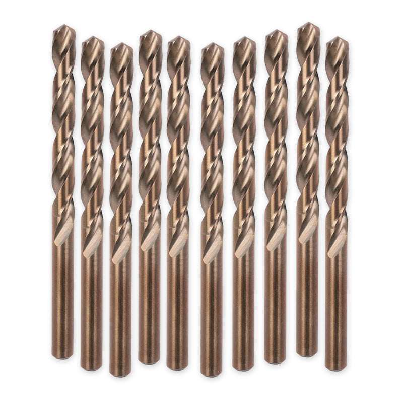 Hộp mũi khoan Inox Workpro, chủng loại HSS-G, cấp thép M35 Coban 5%, phôi thép xoắn, kích thước từ 1mm - 13mm