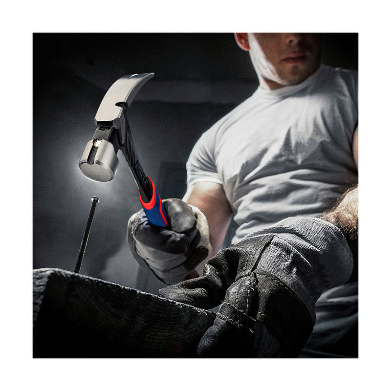 Búa đóng nhổ đinh Workpro cán bọc cao su, trọng lượng từ 450g - 560g