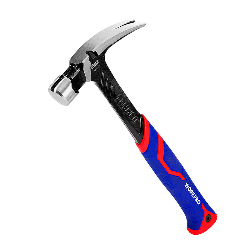 Búa đóng nhổ đinh Workpro cán bọc cao su, trọng lượng từ 450g - 560g