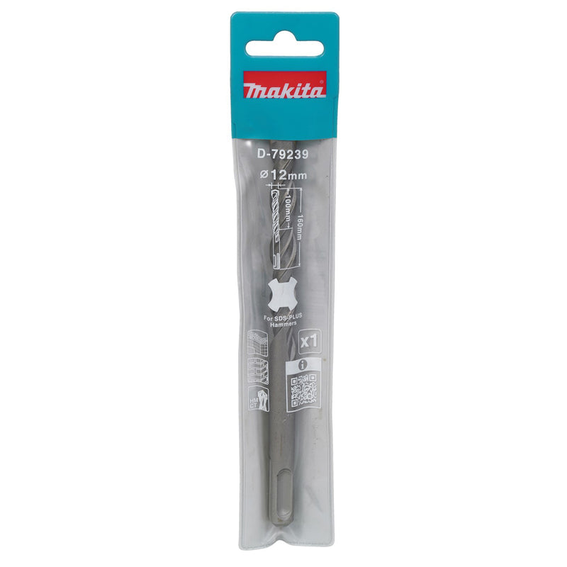 Mũi khoan bê tông Makita đường kính mũi từ 6mm - 16mm, đuôi gài SDS-Plus