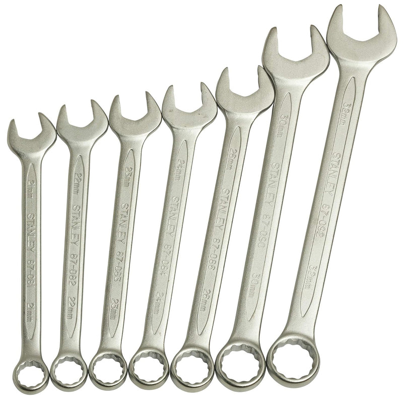 Bộ cờ lê vòng miệng hệ mét 14 chi tiết Stanley 1-87-038 kích thước từ 10mm - 32mm