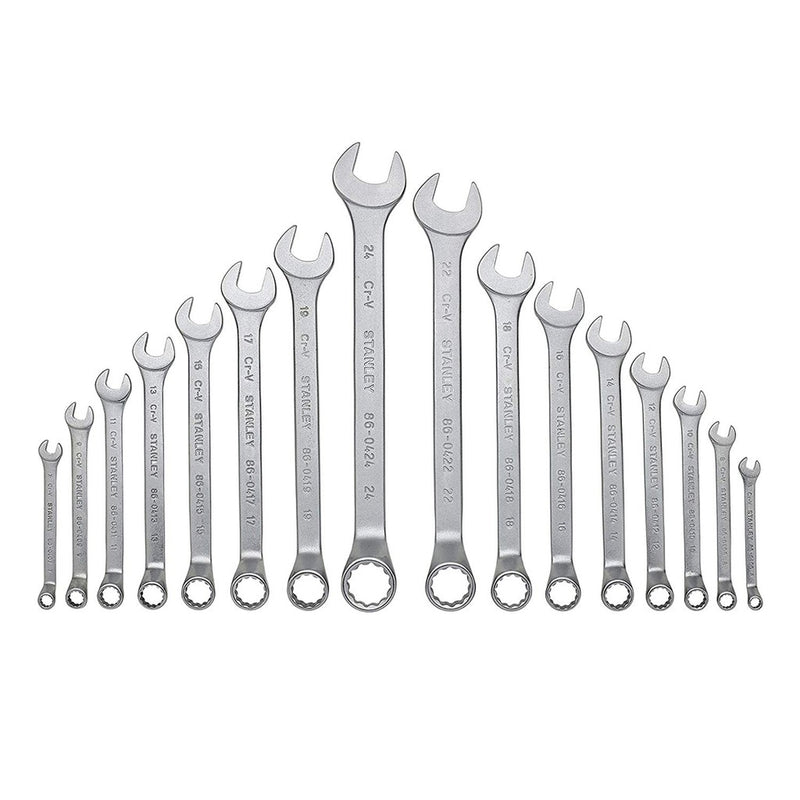 Bộ cờ lê vòng miệng hệ mét, 16 chi tiết Stanley STMT74178-8 kích thước từ 6mm - 24mm