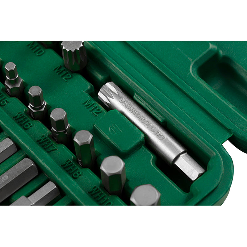 Bộ mũi vặn vít 42 chi tiết SATA 09327 đuôi lục giác 5/16 inch