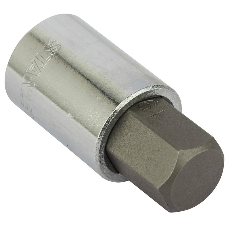 Bộ mũi vặn vít đầu lục giác, gắn đầu siết bu lông cốt 1/2 inch, 7 chi tiết Stanley 1-89-099 kích thước từ 6mm - 19mm