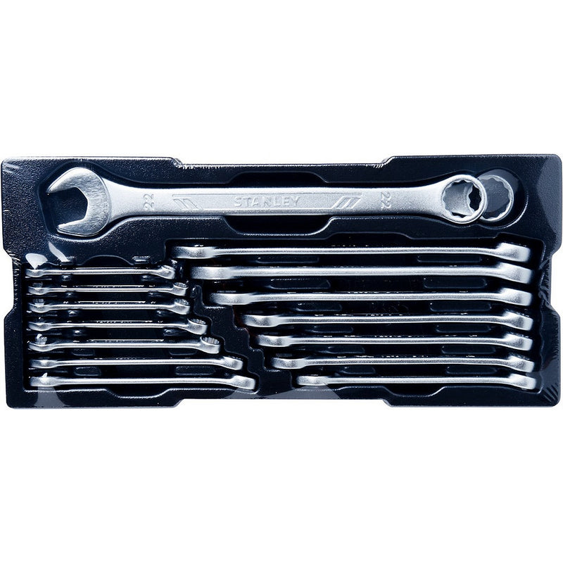 Bộ cờ lê vòng miệng hệ mét, 16 chi tiết Stanley STMT74178-8 kích thước từ 6mm - 24mm