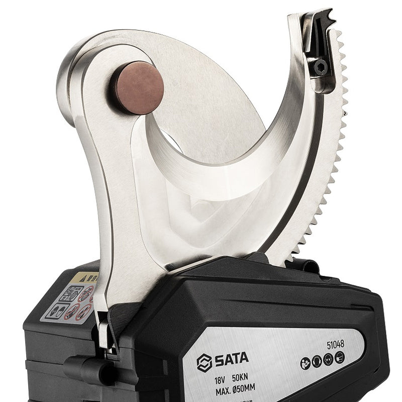 Máy cắt cáp SATA 51048 dùng Pin 18V, cắt tối đa Ø50mm