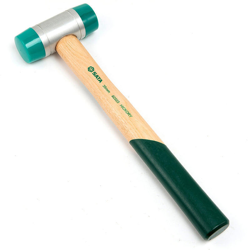 Búa nhựa cán gỗ Hickory, đầu búa có thể thay thế được SATA đường kính từ 22mm - 60mm