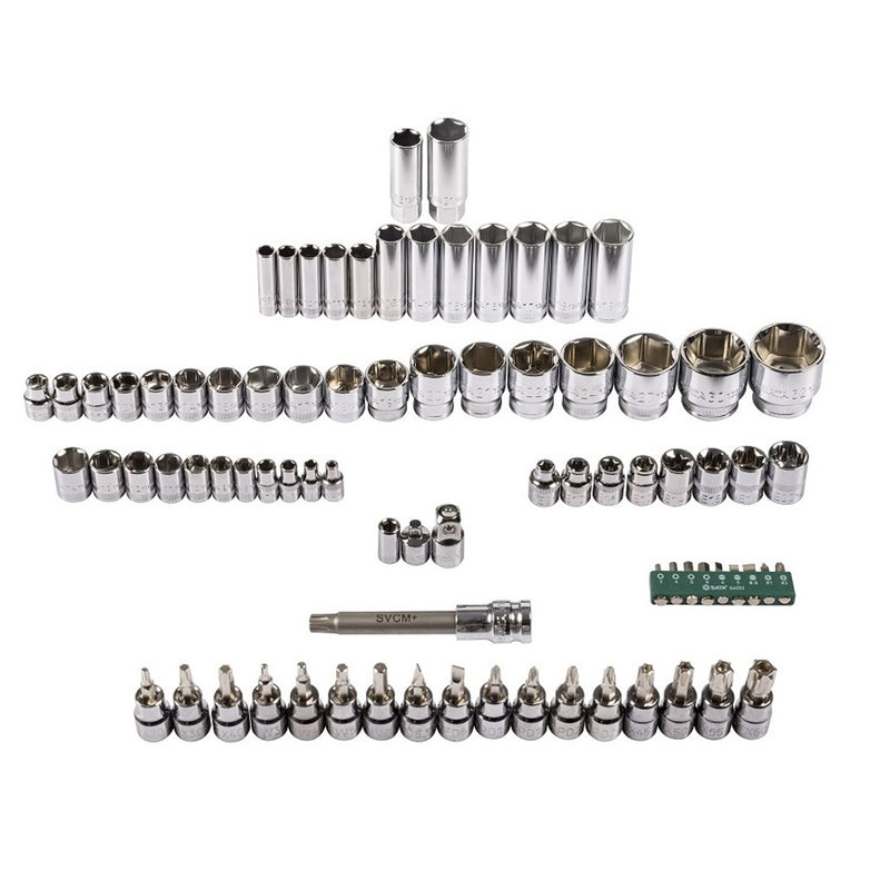 Bộ dụng cụ tổng hợp 128 chi tiết, chuyên dùng sửa chữa cơ khí ô tô SATA 09014A