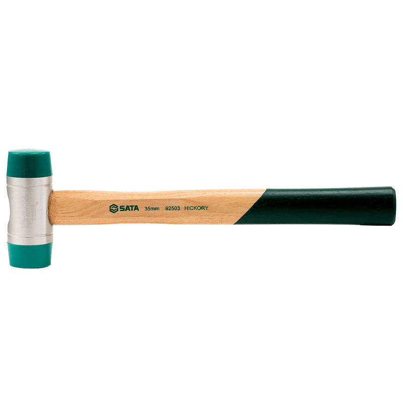 Búa nhựa cán gỗ Hickory, đầu búa có thể thay thế được SATA đường kính từ 22mm - 60mm