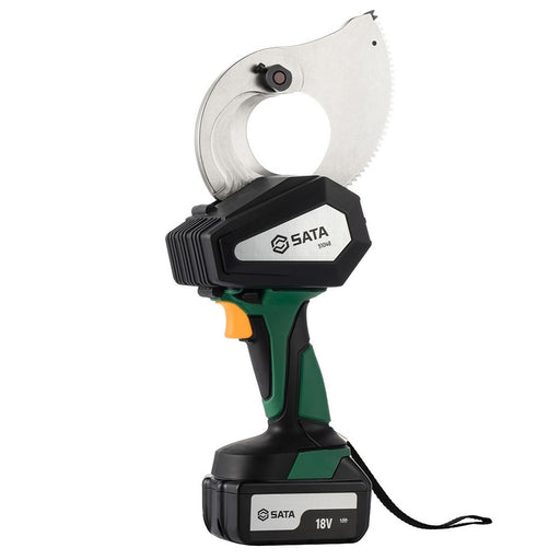 Máy cắt cáp SATA 51048 18V dùng pin, cắt tối đa Ø50mm, lưỡi hợp kim, thao tác 1 tay.