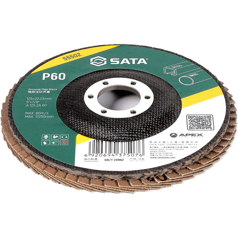 Đĩa nhám xếp SATA đường kính từ 125mm - 180mm, trục cốt 22.23mm