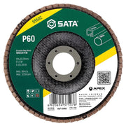 Đĩa nhám xếp SATA Zirconia 125mm P60 - Mài kim loại, inox, đánh bóng chuyên nghiệp.
