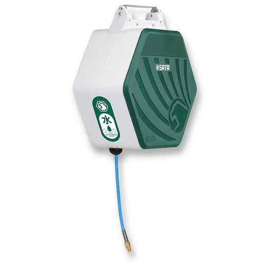 Cuộn dây hút nước rút tự động SATA AE3005 dài 8m - Chuyên dụng cho gara, xưởng dịch vụ
