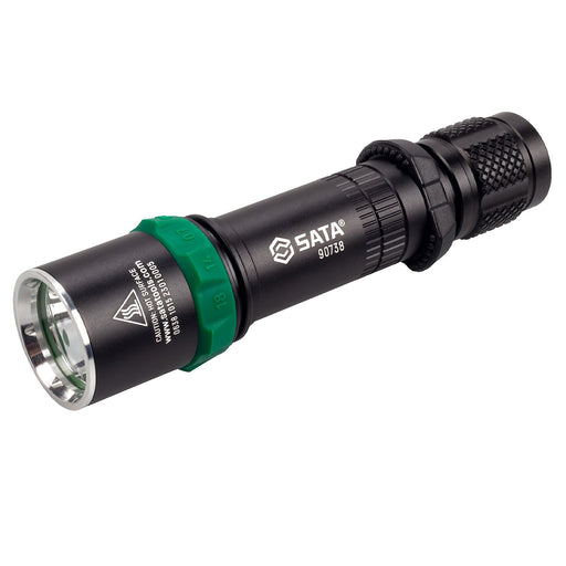 Đèn pin sạc SATA 90738 LED CREE XP-E2 R3 6 chế độ, chống nước IP67, pin 18650/CR123A.